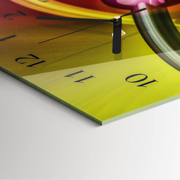 Reloj rectangular Abstracción