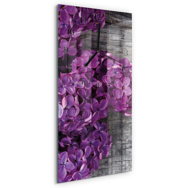 Reloj rectangular Flores