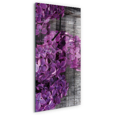 Reloj rectangular Flores
