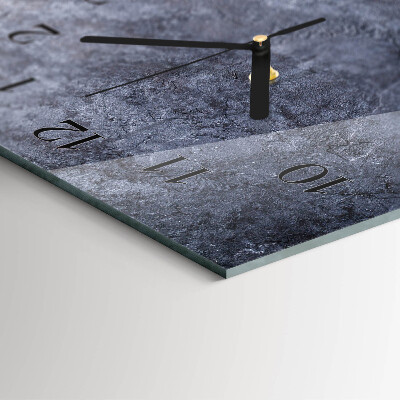 Reloj rectangular Mesa de mármol