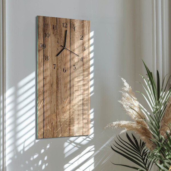 Reloj rectangular Madera