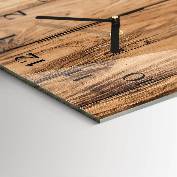 Reloj rectangular Madera