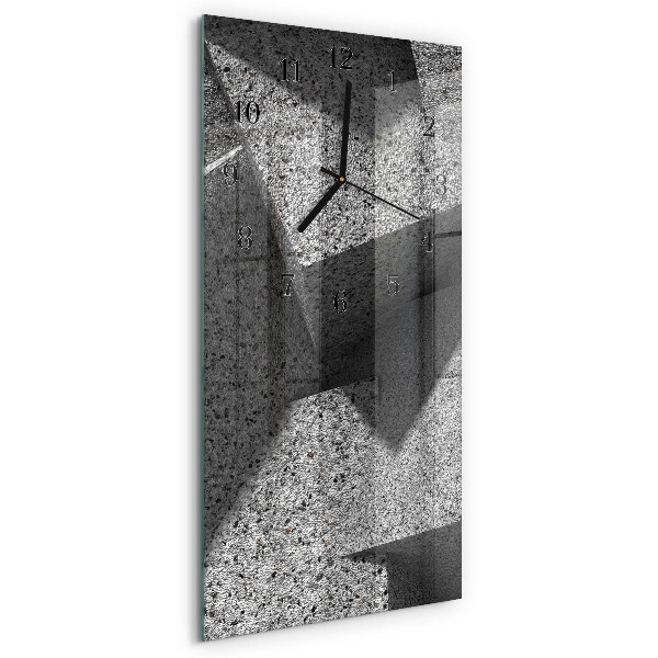 Reloj rectangular Mesa de mármol
