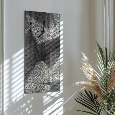 Reloj rectangular Mesa de mármol