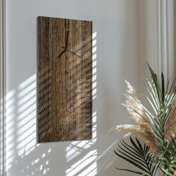 Reloj rectangular Madera