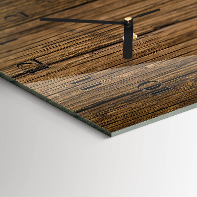 Reloj rectangular Madera