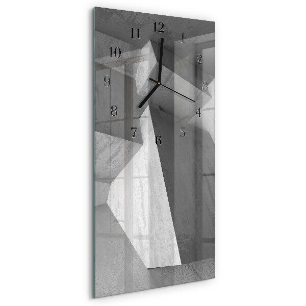Reloj rectangular Mármol