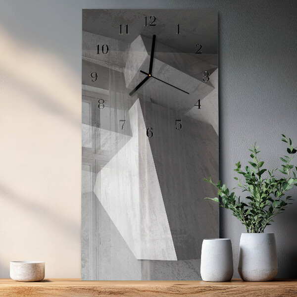 Reloj rectangular Mármol