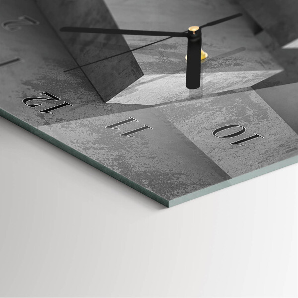 Reloj rectangular Mármol