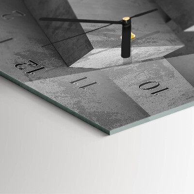 Reloj rectangular Mármol