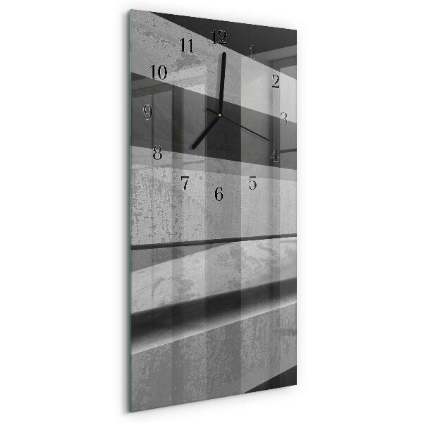 Reloj rectangular rayas