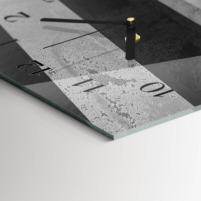 Reloj rectangular rayas