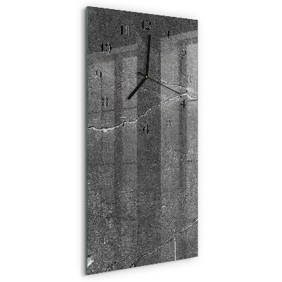 Reloj rectangular Muro de piedra