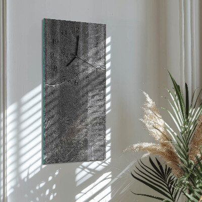 Reloj rectangular Muro de piedra