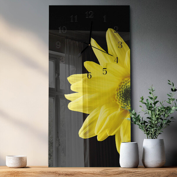 Reloj rectangular Flor