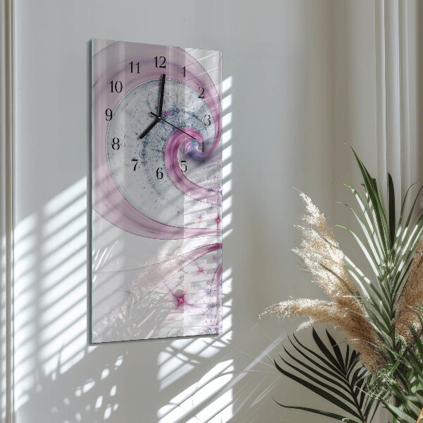 Reloj rectangular Vórtice