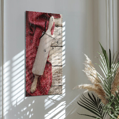Reloj rectangular Rodillo