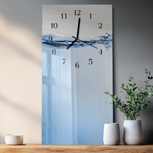 Reloj rectangular Agua