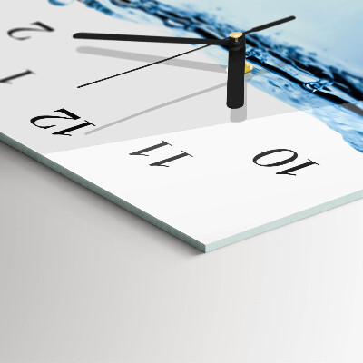 Reloj rectangular Agua