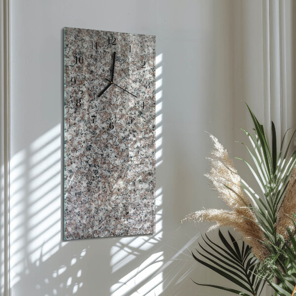 Reloj rectangular Grafito