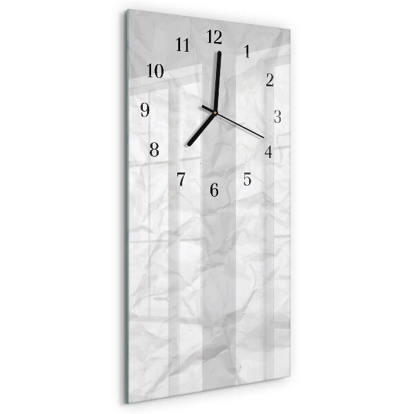 Reloj rectangular Papel