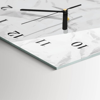 Reloj rectangular Papel