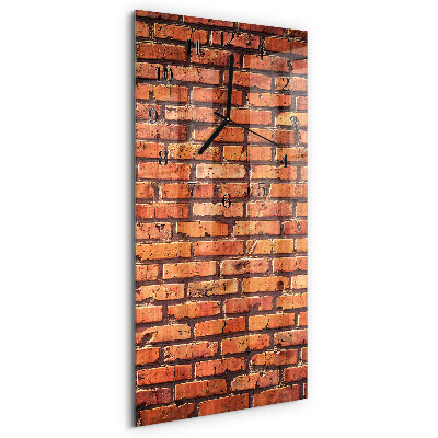 Reloj rectangular Muro de ladrillo