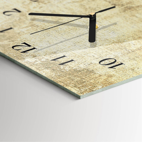 Reloj rectangular Plástico