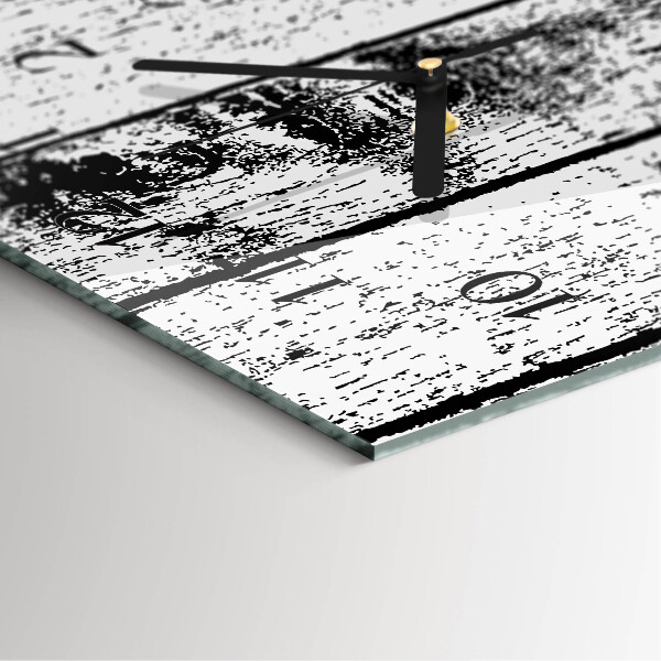 Reloj rectangular Madera