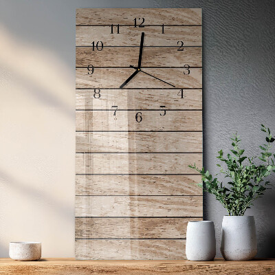 Reloj rectangular Madera