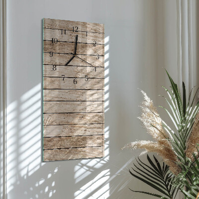 Reloj rectangular Madera