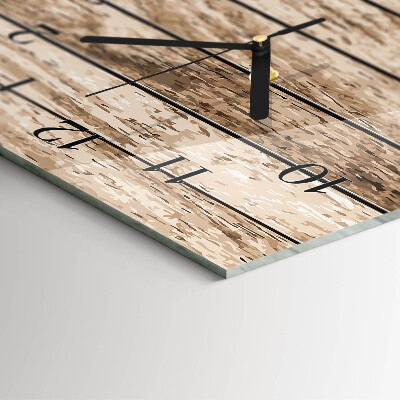Reloj rectangular Madera