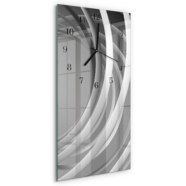 Reloj rectangular Círculos abstractos