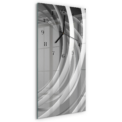 Reloj rectangular Círculos abstractos