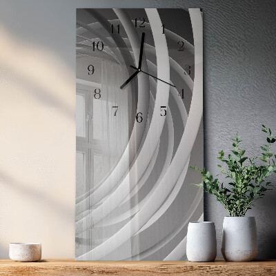 Reloj rectangular Círculos abstractos
