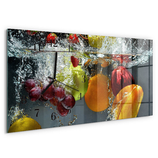 Reloj rectangular Fruta