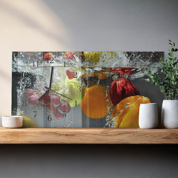 Reloj rectangular Fruta