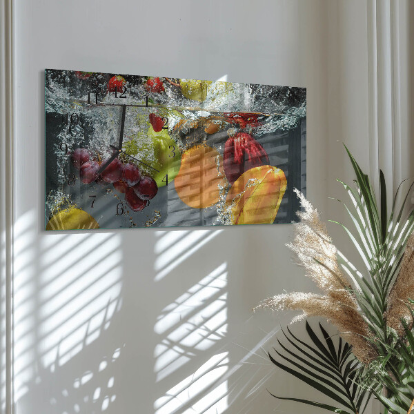 Reloj rectangular Fruta