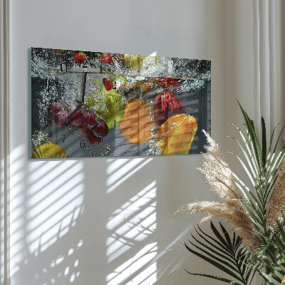Reloj rectangular Fruta