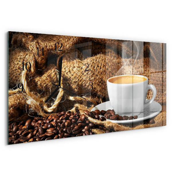 Reloj rectangular Granos De Café