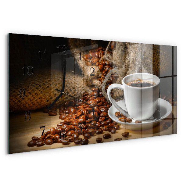 Reloj rectangular Café