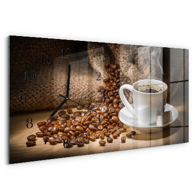 Reloj rectangular Café