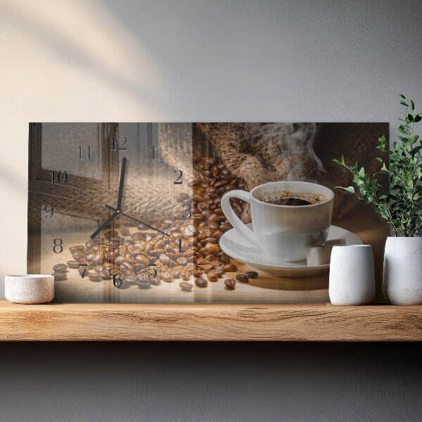 Reloj rectangular Café