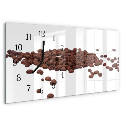Reloj rectangular Granos De Café