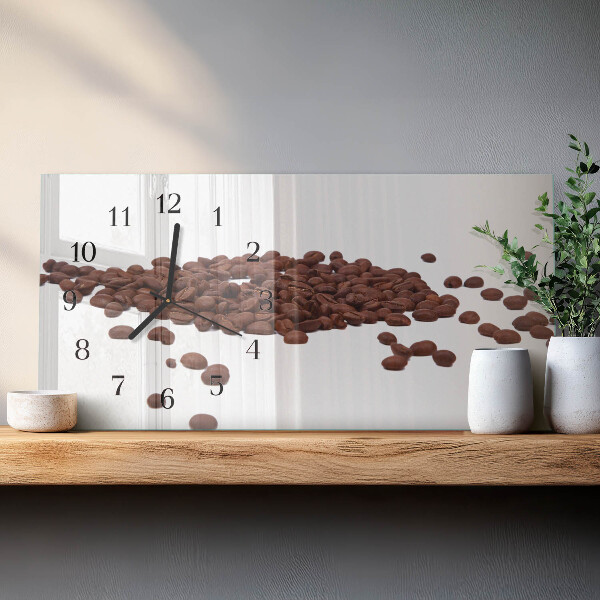 Reloj rectangular Granos De Café