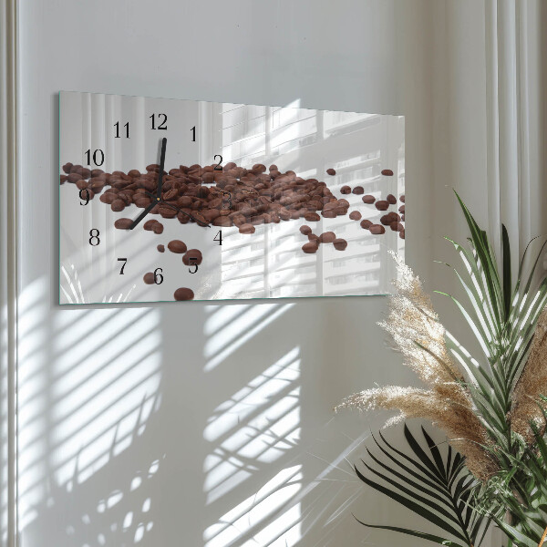 Reloj rectangular Granos De Café