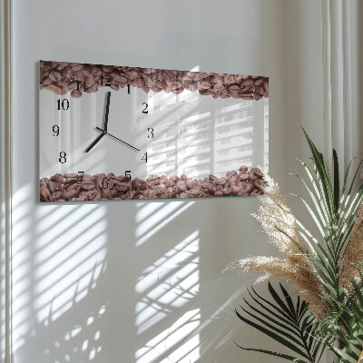 Reloj rectangular Granos De Café