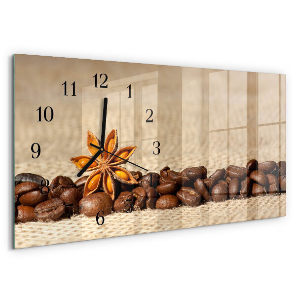 Reloj rectangular Granos De Café