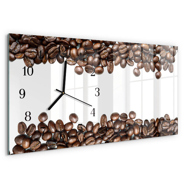 Reloj rectangular Granos De Café