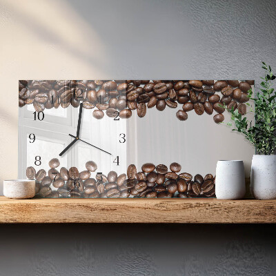 Reloj rectangular Granos De Café